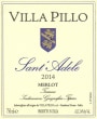Villa Pillo Toscana Sant Adele Merlot 2014 Front Label