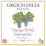 Grgich Hills Estate Miljenko's Old Vines Zinfandel 2007 Front Label