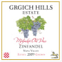 Grgich Hills Estate Miljenko's Old Vines Zinfandel 2009 Front Label