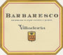 Villadoria Barbaresco 2009 Front Label