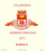 Villadoria Barolo Riserva Speciale 1971 Front Label