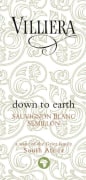 Villiera Down to Earth White 2014 Front Label