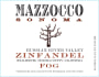 Mazzocco Fog Zinfandel 2014 Front Label