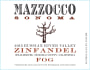 Mazzocco Fog Zinfandel 2013 Front Label
