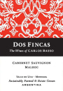 Vina Amalia Carlos Basso Dos Fincas Cabernet Sauvignon - Malbec 2013 Front Label