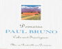Aquitania Domaine Paul Bruno 1999 Front Label