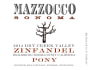 Mazzocco Pony Zinfandel 2014 Front Label