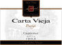 Carta Vieja Prestige Chardonnay 2010 Front Label