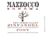 Mazzocco Pony Zinfandel 2011 Front Label