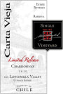 Carta Vieja Limited Release Single Vineyard Chardonnay 2010 Front Label