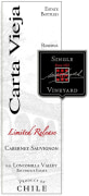 Carta Vieja Limited Release Single Vineyard Cabernet Sauvignon 2011 Front Label