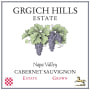 Grgich Hills Estate Cabernet Sauvignon (375ML half-bottle) 1990 Front Label