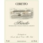Ceretto Barolo 2012 Front Label