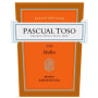 Pascual Toso Estate Malbec 2015 Front Label