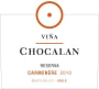 Vina Chocalan Reserva Carmenere 2010 Front Label
