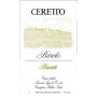 Ceretto Barolo Brunate 2011 Front Label