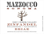 Mazzocco Briar Zinfandel 2011 Front Label