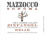 Mazzocco Briar Zinfandel 2010 Front Label