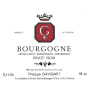 Philippe Gavignet Bourgogne Pinot Noir 2014 Front Label