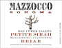 Mazzocco Briar Petite Sirah 2011 Front Label