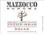 Mazzocco Briar Petite Sirah 2008 Front Label