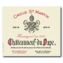 Crous St Martin Chateauneuf-du-Pape 2014 Front Label