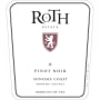 Roth Estate Sonoma Coast Pinot Noir 2014 Front Label