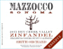 Mazzocco Smith Orchard Reserve Zinfandel 2013 Front Label