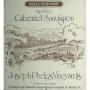 Joseph Phelps Eisele Vineyard Cabernet Sauvignon 1983 Front Label