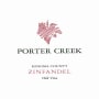 Porter Creek Russian River Zinfandel 2013 Front Label