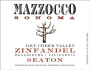 Mazzocco Seaton Zinfandel 2012 Front Label