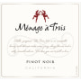 Menage a Trois Pinot Noir 2014 Front Label