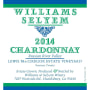 Williams Selyem Lewis MacGregor Estate Vineyard Chardonnay 2014 Front Label