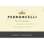 Pedroncelli Family Vineyard Petite Sirah 2014 Front Label