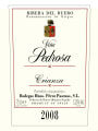 Perez Pascuas Vina Pedrosa Crianza 2008 Front Label