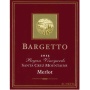 Bargetto Santa Cruz Mountains Merlot 2013 Front Label