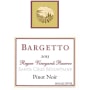 Bargetto Regan Vineyard Reserve Pinot Noir 2013 Front Label