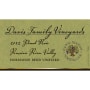 Davis Family Vineyards Horseshoe Bend Vineyard Pinot Noir 2012 Front Label