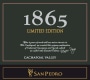 Vina San Pedro 1865 Limited Edition Cabernet Sauvignon Syrah 2012 Front Label