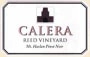 Calera Reed Vineyard Pinot Noir 1996 Front Label