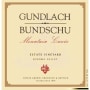 Gundlach Bundschu Rhinefarm Vineyard Moutain Cuvee 2001 Front Label