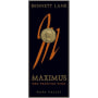 Bennett Lane Maximus Red Blend 2001 Front Label