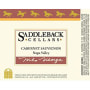 Saddleback Cabernet Sauvignon (stained label) 1995 Front Label