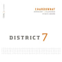 District 7 Chardonnay 2014 Front Label