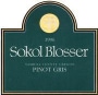 Sokol Blosser Estate Pinot Gris 1997 Front Label