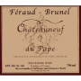 Feraud-Brunel Chateauneuf-du-Pape Rouge 2013 Front Label