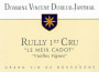 Dureuil-Janthial Rully Le Meix Cadot Vieilles Vignes Premier Cru 2014 Front Label