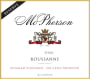 McPherson Reserve Roussanne 2015 Front Label