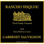 Rancho Sisquoc Cabernet Sauvignon 2014 Front Label