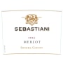 Sebastiani Sonoma County Merlot 2013 Front Label